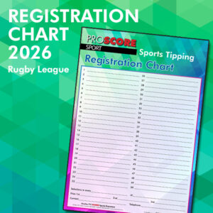 2026 Rugby League Tipping Registration Chart