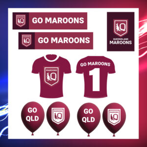 QLD Maroons Display Kit