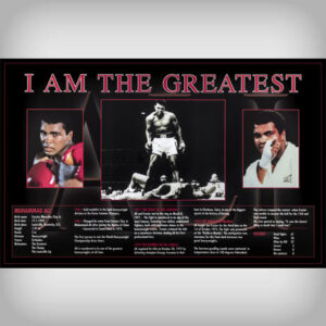 Muhammad Ali — "I am the Greatest" framed print