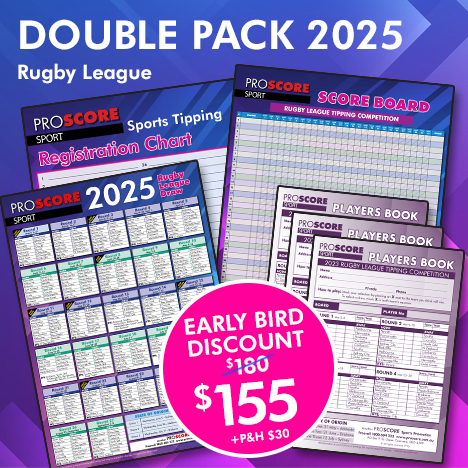 2025 Rugby League Early bird double Pack